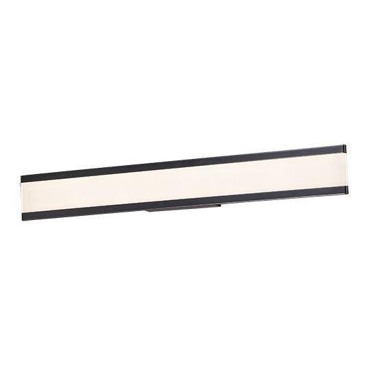 Black with Acrylic Diffuser Vanity Light - LV LIGHTING