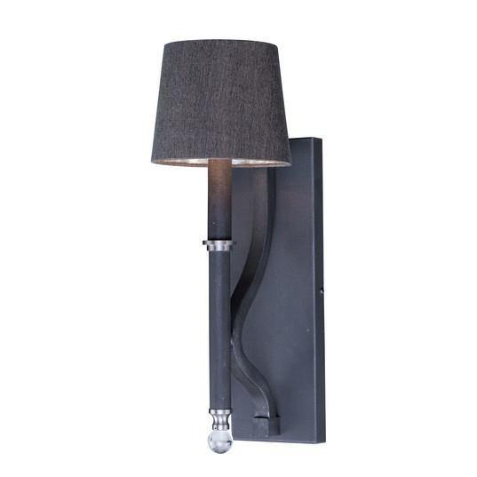 Iron Ore with Fabric Shade Wall Sconce - LV LIGHTING