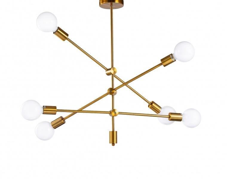 Steel with Sputnik Frame Chandelier - LV LIGHTING