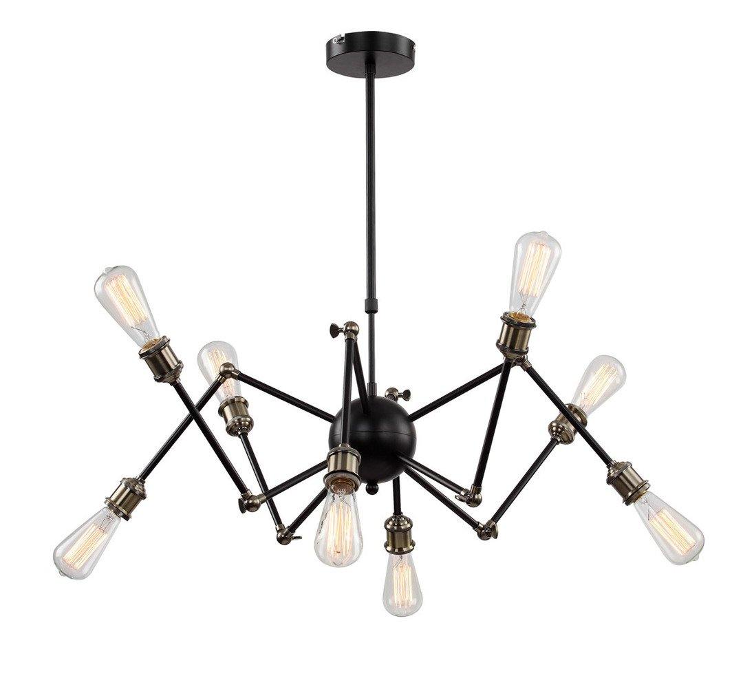 Black Spider Arm Frame Chandelier - LV LIGHTING