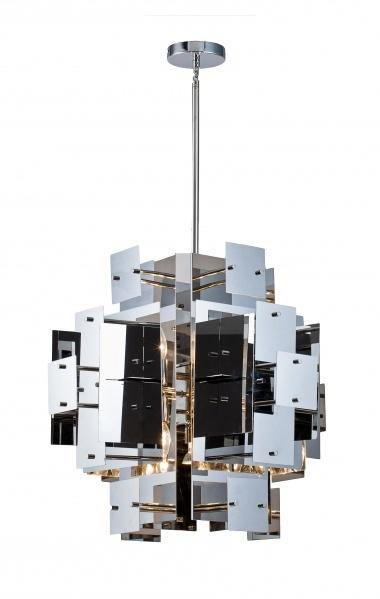 Stainless Steel Geometric Shaped Chandelier - LV LIGHTING