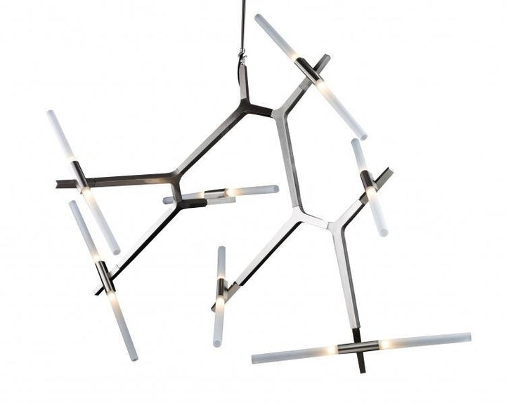 Steel Frame with Twist On Rods Chandelier - LV LIGHTING