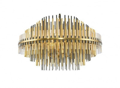 Gold and Pearl Black Plated Spike Chandelier - LV LIGHTING