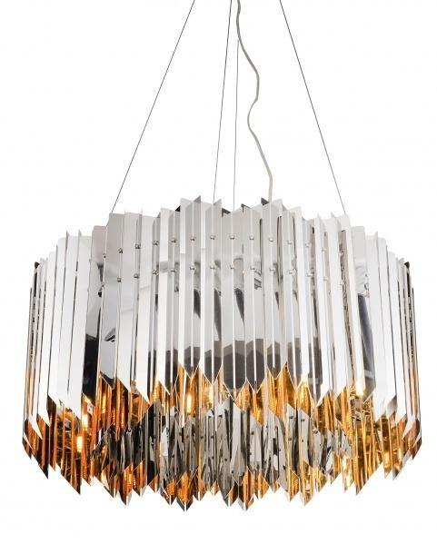 Stainless Steel Spiked Drum Chandelier - LV LIGHTING