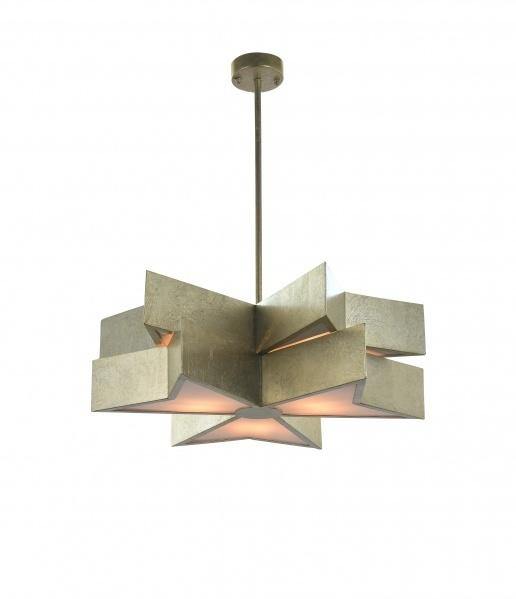 Steel Star Frame with Acrylic Cover Chandelier - LV LIGHTING