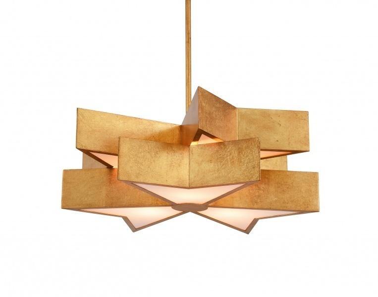 Steel Star Frame with Acrylic Cover Chandelier - LV LIGHTING