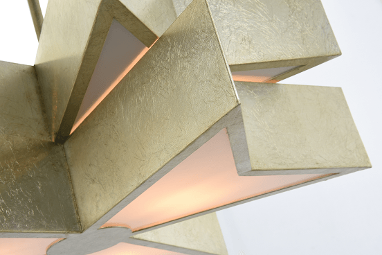 Steel Star Frame with Acrylic Cover Chandelier - LV LIGHTING