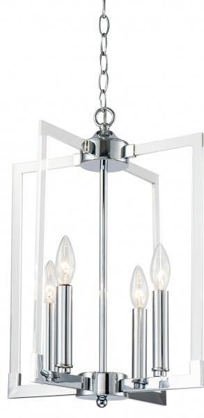 Steel with Acrylic Arms Chandelier - LV LIGHTING