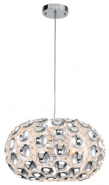 Chrome with Honeycomb Frame Pendant - LV LIGHTING