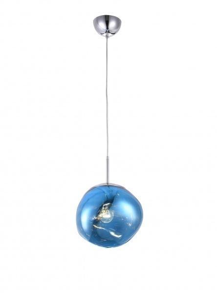 Chrome with Orb Acrylic Single Light Pendant - LV LIGHTING