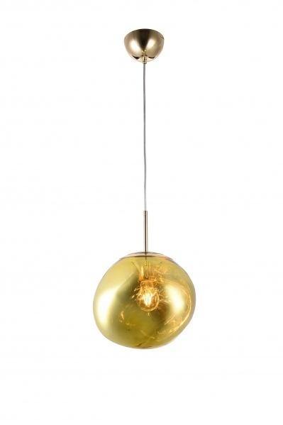 Chrome with Orb Acrylic Single Light Pendant - LV LIGHTING