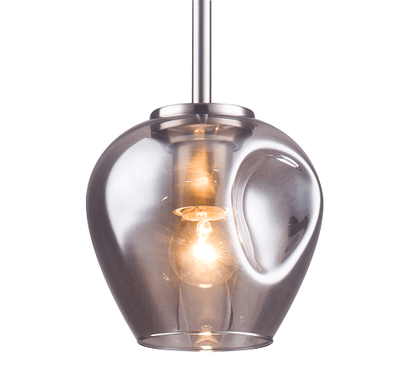 Steel Frame with Dented Glass Shade - LV LIGHTING