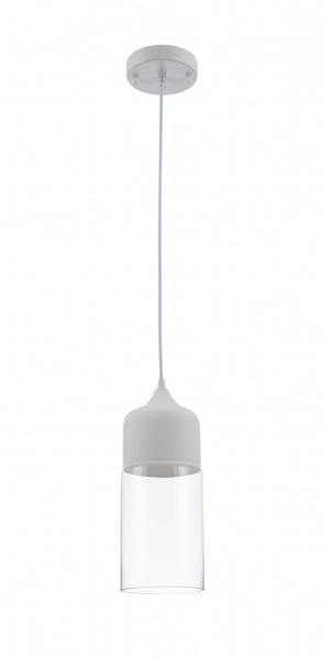 Steel with Clear Cylindrical Glass Shade Pendant - LV LIGHTING