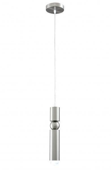 Steel Cylindrical Shade with Frosted Glass Diffuser Single Pendant - LV LIGHTING