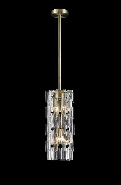 Steel Frame with Acrylic Shade Pendant - LV LIGHTING