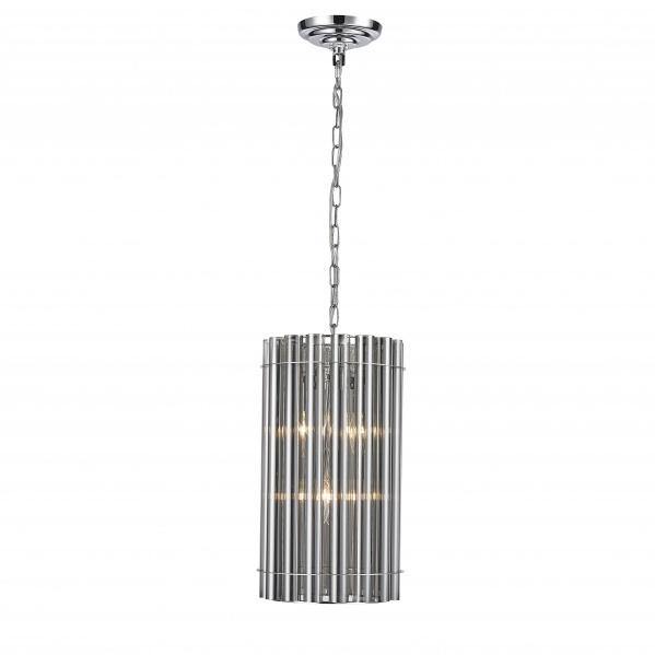 Steel Frame with Glass Rod Single Pendant - LV LIGHTING