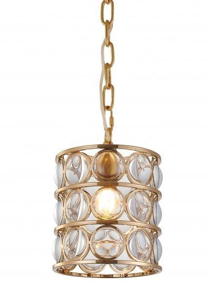 Steel Frame with Clear Magnifying Glass Shade Pendant - LV LIGHTING