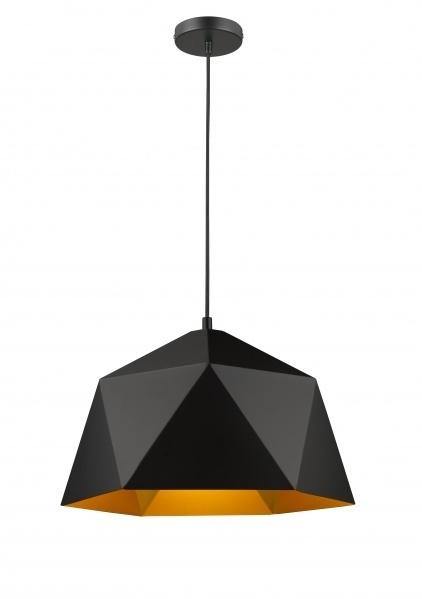 Steel Geometric Shade Single Light Pendant - LV LIGHTING