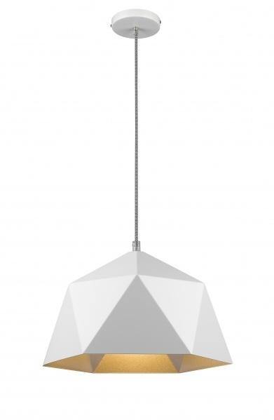 Steel Geometric Shade Single Light Pendant - LV LIGHTING