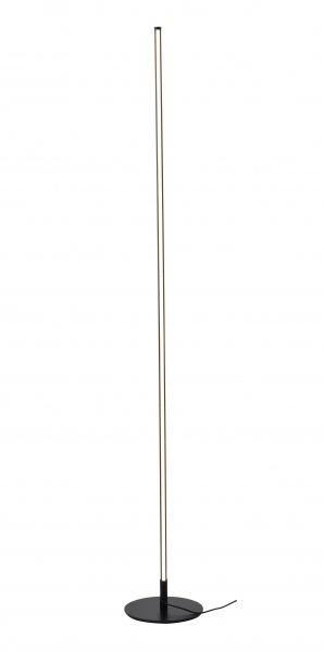 LED Black Linear Stick with White Acrylic Diffuser Floor Lamp - LV LIGHTING