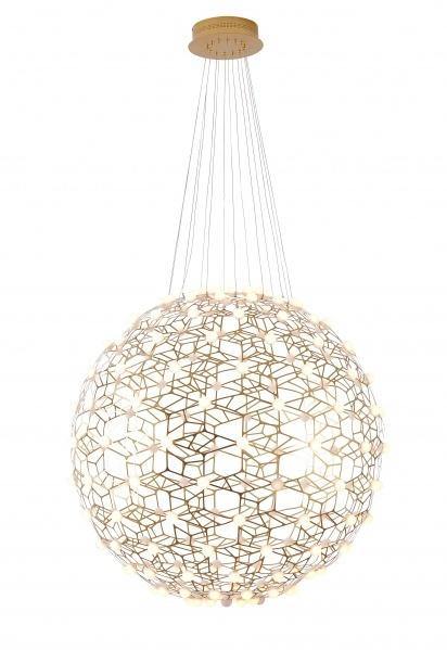 LED Honeycomb Orb with Acrylic Diffuser Chandelier - LV LIGHTING