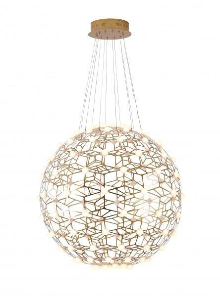 LED Honeycomb Orb with Acrylic Diffuser Chandelier - LV LIGHTING
