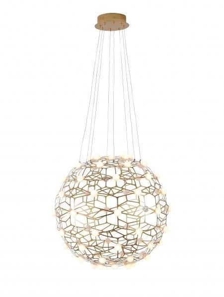 LED Honeycomb Orb with Acrylic Diffuser Chandelier - LV LIGHTING
