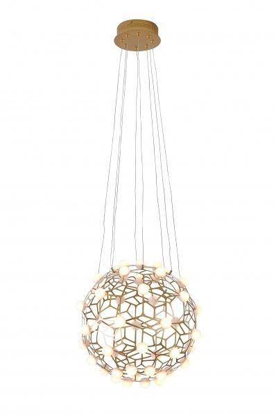 LED Honeycomb Orb with Acrylic Diffuser Chandelier - LV LIGHTING