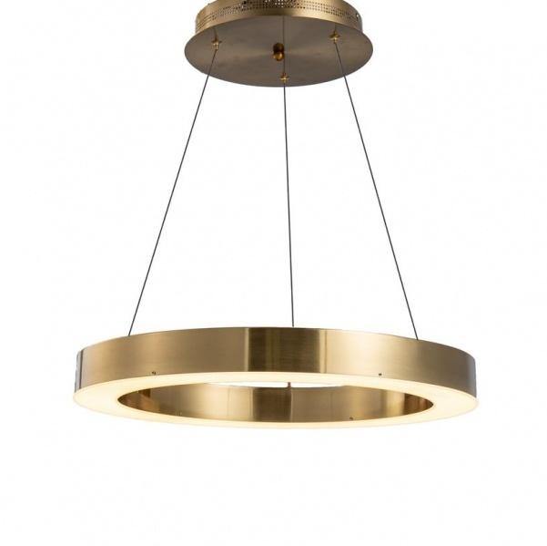 LED Gold Single Ring Chandelier - LV LIGHTING