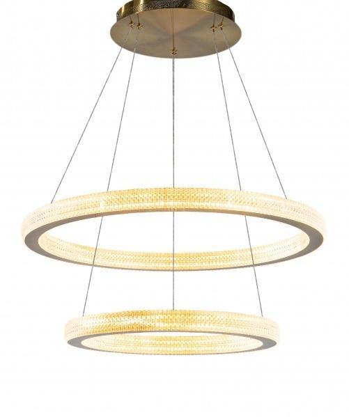 LED Gold with Acrylic Diffuser Chandelier - LV LIGHTING