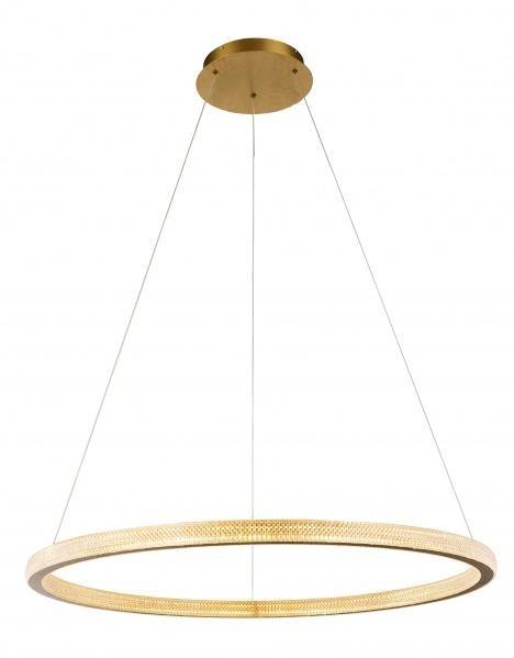 LED Gold with Clear Acrylic Diffuser Chandelier - LV LIGHTING