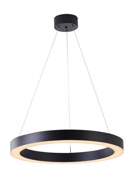 LED Single Ring with White Acrylic Diffuser Chandelier - LV LIGHTING