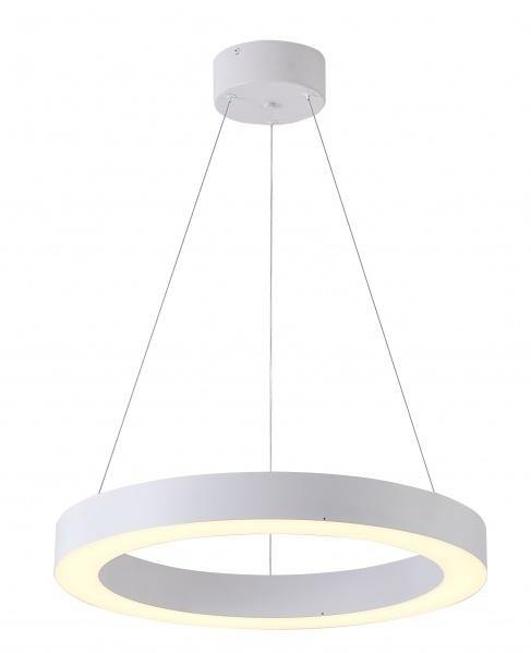 LED Single Ring with White Acrylic Diffuser Chandelier - LV LIGHTING