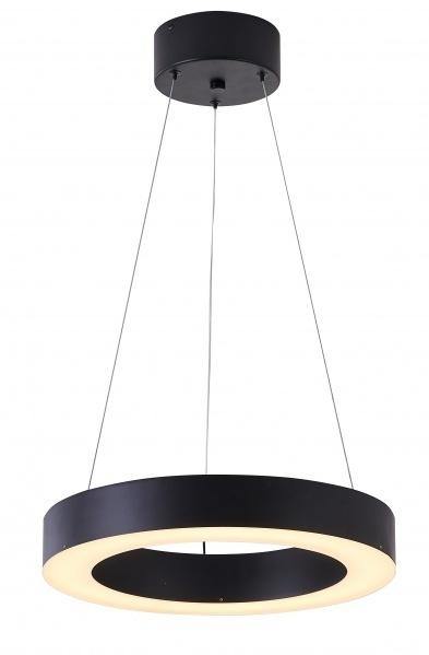 LED Single Ring with White Acrylic Diffuser Chandelier - LV LIGHTING