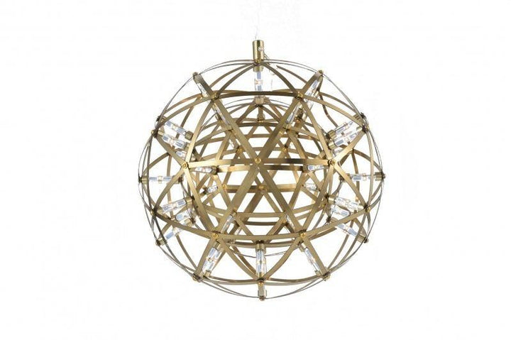 LED Gold Round Orb Star Light Chandelier / Pendant - LV LIGHTING