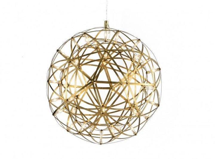 LED Gold Round Orb Star Light Chandelier / Pendant - LV LIGHTING