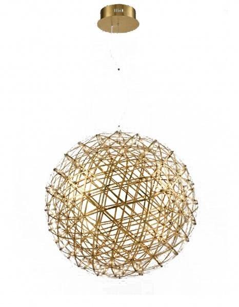 LED Gold Round Orb Star Light Chandelier / Pendant - LV LIGHTING
