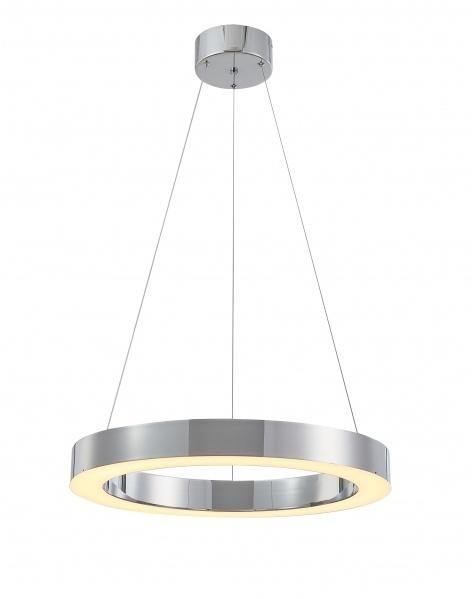 LED Steel Ring with Acrylic Diffuser Chandelier - LV LIGHTING