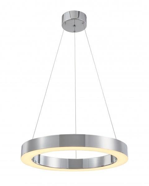 LED Steel Ring with Acrylic Diffuser Chandelier - LV LIGHTING