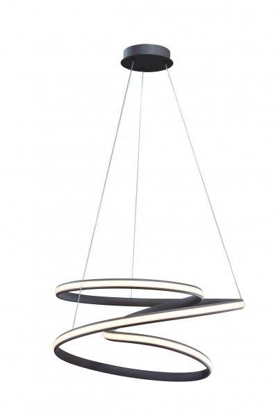 LED Satin Coffee Aluminum Clustered Chandelier - LV LIGHTING