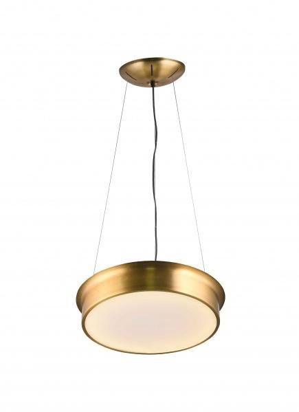 LED Copper Steel Drum Shade Pendant - LV LIGHTING