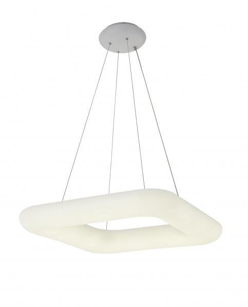 LED White Acrylic Square Frame Chandelier - LV LIGHTING