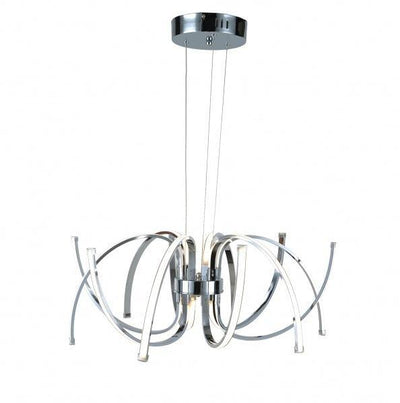 LED Aluminum with Acrylic Diffuser Chandelier / Pendant - LV LIGHTING