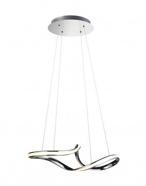 LED Steel Twisted Frame Chandelier - LV LIGHTING