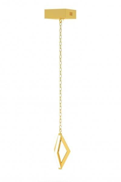 LED Gold Diamond Shaped Mini Pendant - LV LIGHTING