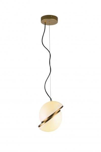 LED Copper with White Globe Pendant - LV LIGHTING