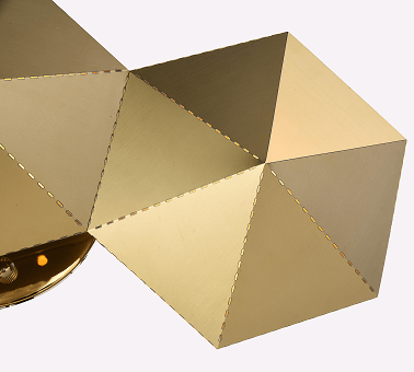 LED Steel Prism Panel Wall Sconce - LV LIGHTING