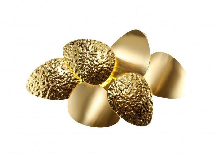 LED Gold Steel Petal Wall Sconce - LV LIGHTING
