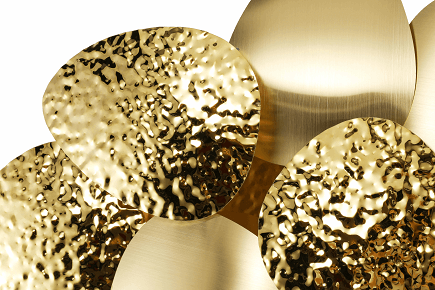 LED Gold Steel Petal Wall Sconce - LV LIGHTING