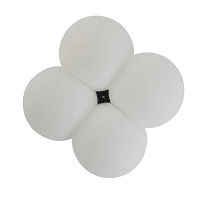 LED White Acrylic Cloud Frame Wall Sconce - LV LIGHTING